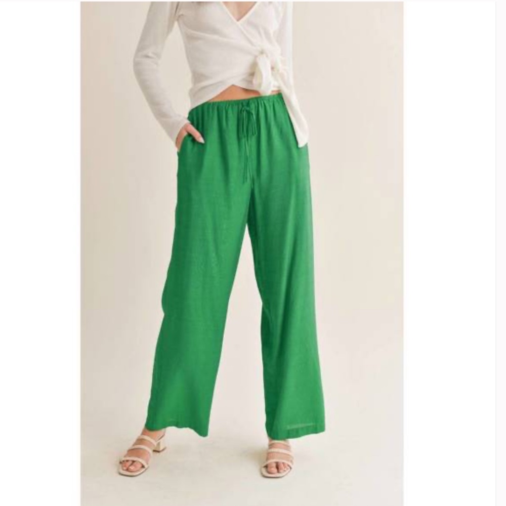 SAGE THE LABEL Sz XS no envy pant in green